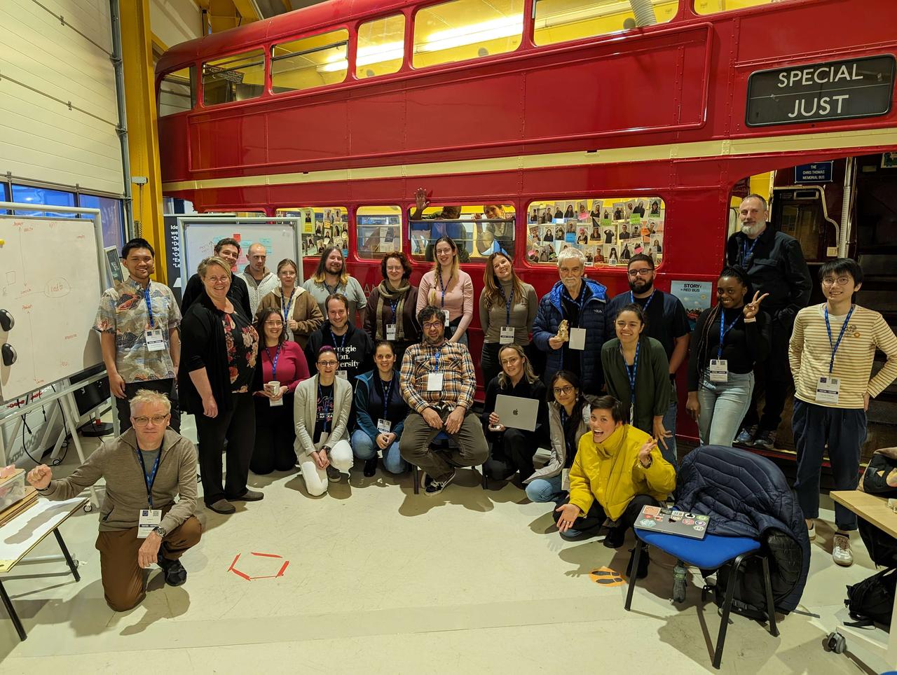 Hack the Hackathon 3 participants in Idea Square at CERN