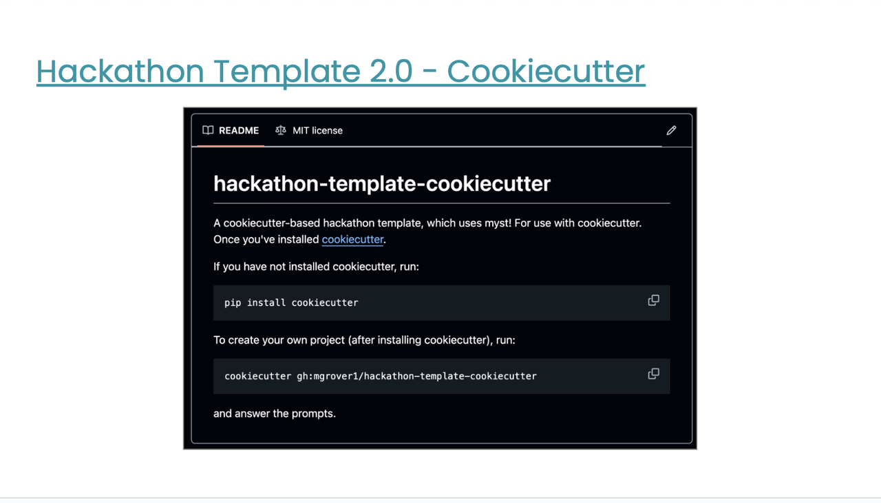 Hackathon Template 2.0