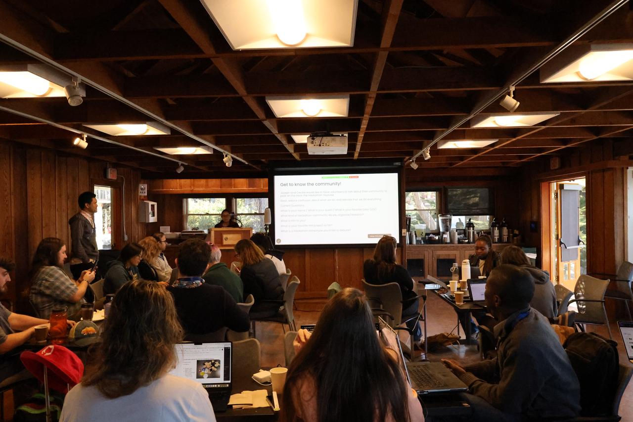 Welcoming participants to Hack the Hackathon 4